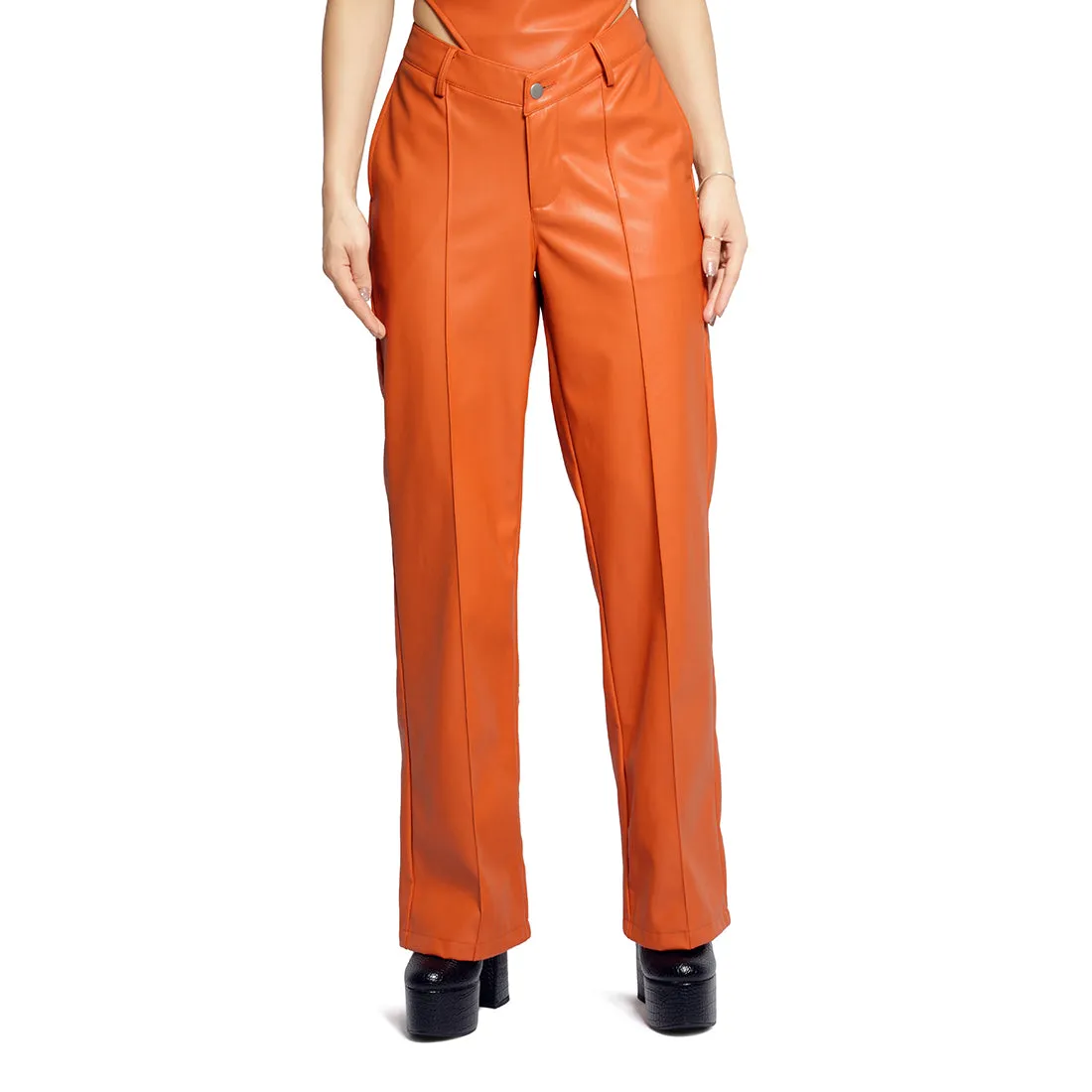 Low waist flare pants